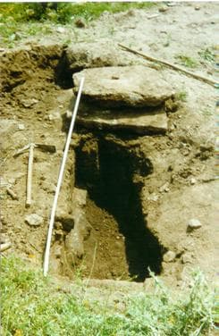 Figura 3 – Sepultura escavada clandestinamente